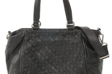 Schwarze Handtasche Boxy Weave von FredsBruder