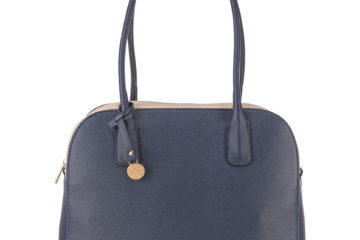 Die ELLIE Handtasche von L.CREDI in Blau.