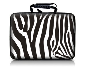 Die Laptoptasche von Luxburg in Zebra-Look