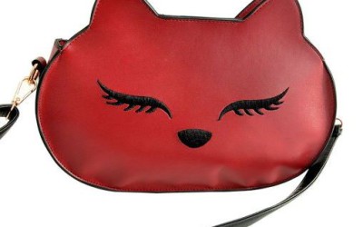 Rote Katzentasche von niceEshop