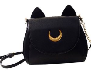 Schwarze Katzentasche von niceEshop im Japan-Design