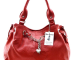 Rote Handtasche aus Leder von Sac-Destock